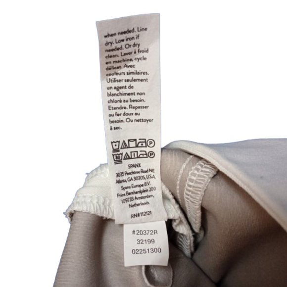 Spanx Silver Linings On-the-Go White Ankle Slim Straight Pant Women's 20372R XS - Picture 8 of 8